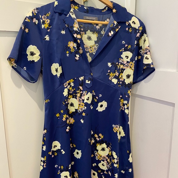 Urban Outfitters Blue Floral Dress - Picture 3 of 4
